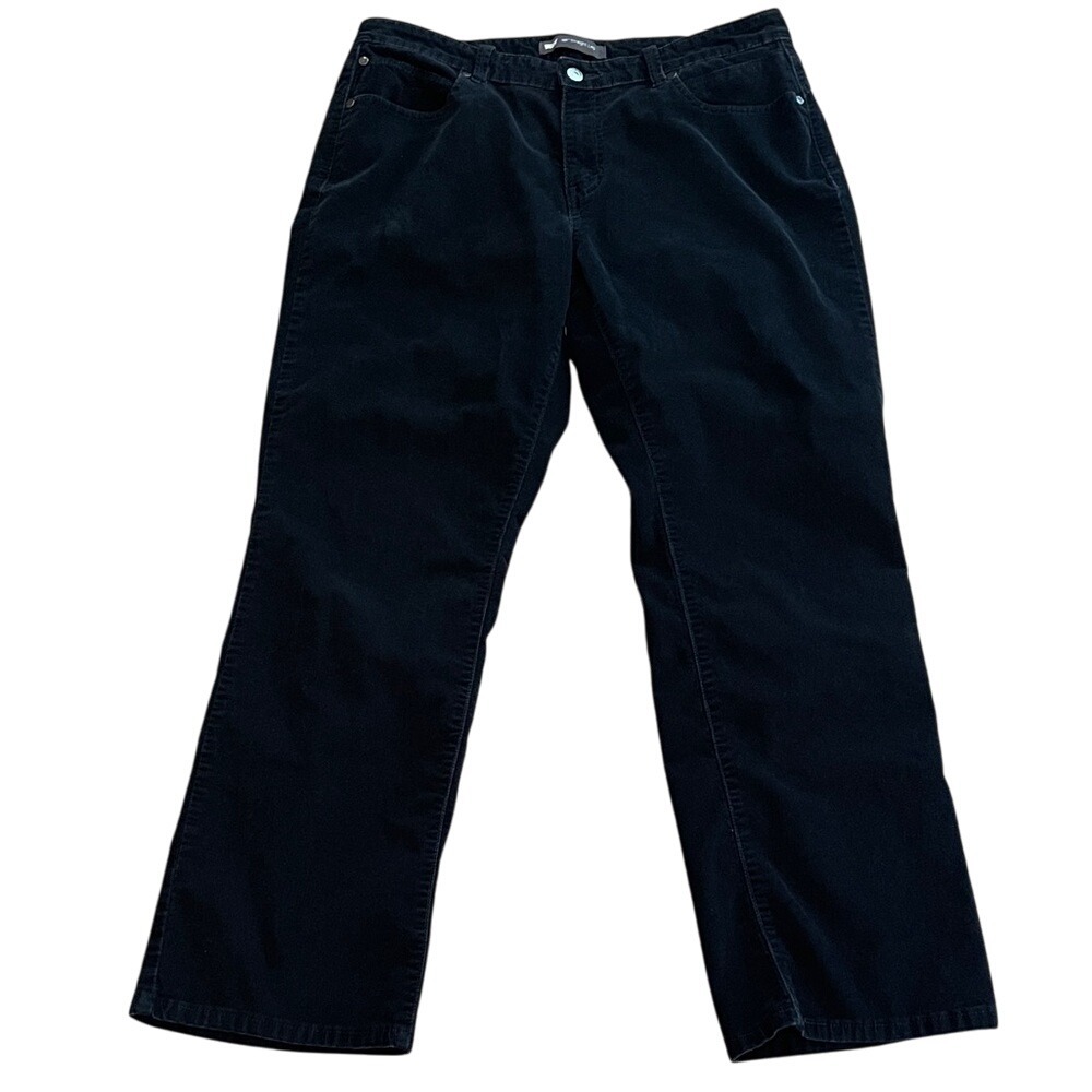 Levi's 505 Straight Leg‎ Black Corduroy Pants 14